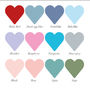 Personalised Heart New Baby Framed Print, thumbnail 6 of 8