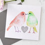 Personalised Bird Valentine's Day Card, thumbnail 1 of 2