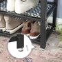 Shoe Bench With Shelves Industrial Style Shoe Organiser, thumbnail 5 of 12