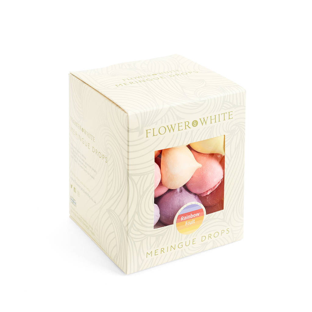 meringue drops gift box selection by flower & white