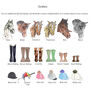 Stable Door Horsey Print, thumbnail 2 of 2