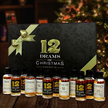 12 Drams Of Christmas Premium Whisky Selection Box, 2 of 4