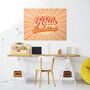 Hello Sunshine Quote / Large Magnetic Notice Board, thumbnail 1 of 9