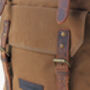 Leather And Canvas Backpack, thumbnail 8 of 12