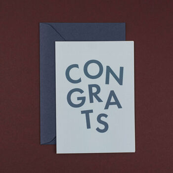 'Congrats' Funny Congratulations Card, 2 of 4