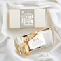 Cashmere Mix Bed Socks And Chocolate Gift Set, thumbnail 1 of 7