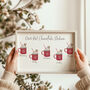 Personalised Christmas Hot Chocolate Station Kitchen Print, thumbnail 1 of 3