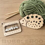 Hedgehog Shaped Knitting Needle Gauge And Stitch Marker Set, thumbnail 1 of 7