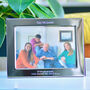 Personalised 90th Birthday Silver Photo Frame, thumbnail 1 of 8