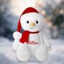 Personalised Soft Snowman Toy, thumbnail 1 of 1