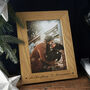 'A Christmas To Remember' 4x6 Oak Photo Frame, thumbnail 1 of 2