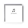 Just A Little Note – Musical Note Card, thumbnail 1 of 4