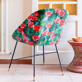 Velvet Roses Designer Chair, 2 of 4