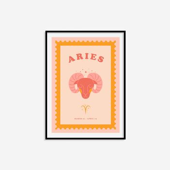 Children's Aries Zodiac Print, 3 of 7