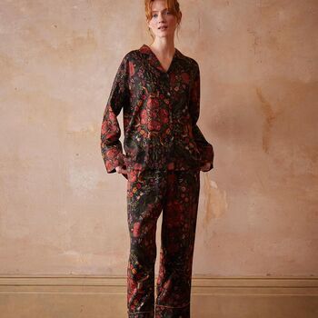 Folksy Fox Pyjamas Black, 5 of 8