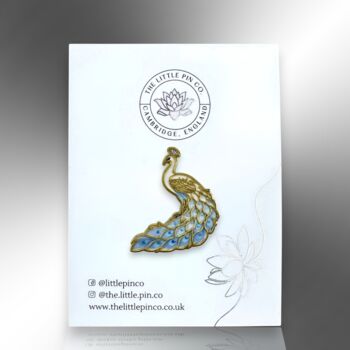 Choose Your Colour – Peacock Enamel Pin, 7 of 12
