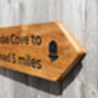 Engraved Coast Path Sign Post, thumbnail 3 of 10