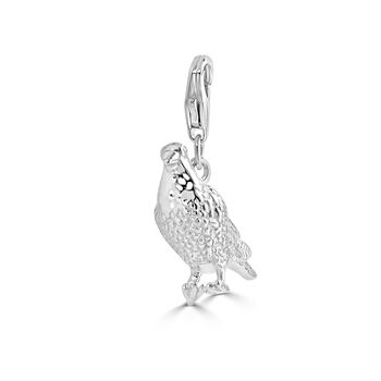 Racing Pigeon Charm Sterling Silver, 6 of 12