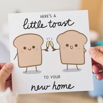 Here's A Little Toast To Your New Home Card, 3 of 3