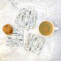Cutlery Coaster Set | Illustrated Coasters | Gift Set, thumbnail 1 of 3