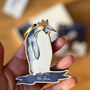 Personalised Penguin Christmas Card/Bauble For Teacher, thumbnail 2 of 7