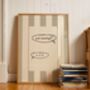 You Moving? Beige Art Print, thumbnail 1 of 6