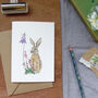Hare And Heather Any Occasion Greetings Card, thumbnail 4 of 9