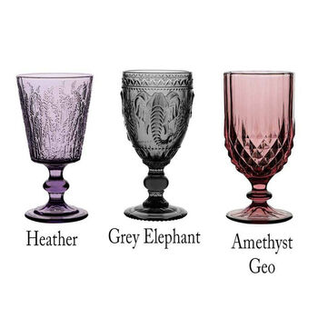 Set Of Four Mix And Match Luxury Wine Goblets, 2 of 8