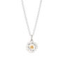 Sterling Silver Daisy Flower Necklace, thumbnail 8 of 9