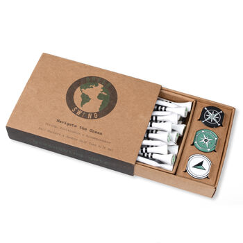 Bamboo Golf Tees And Golf Ball Markers Gift Set, 3 of 9