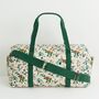 Botanical Pumpkin Ivory Quilted Weekend Bag, thumbnail 2 of 5