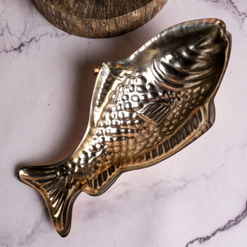 Copper Fish Cake Mold And Decorative Wall Art, 3 of 7