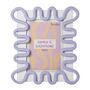 Contemporary Squiggly White Purple Photo Frame 5x7', thumbnail 1 of 3