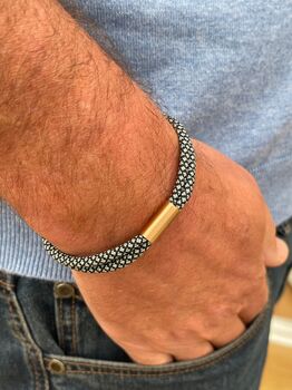 Mens Burleigh Rope Bracelet, 2 of 6