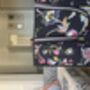 Block Print Quilted Tote Bag, Indian Print Handbag Pink, Black, thumbnail 1 of 11