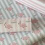 Personalised Pink Flamingo Wrapping Paper, thumbnail 4 of 6