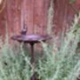 Freestanding Cast Iron Bird Bath – Metal Garden Feature, thumbnail 7 of 10