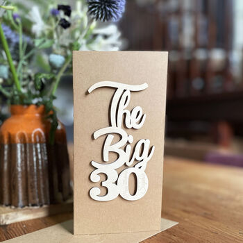 Personalised Big 30 Birthday Card, 2 of 9