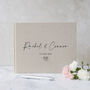 Personalised Wedding Guest Book With Jewel, thumbnail 8 of 10