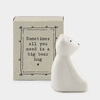 Letterbox Porcelain Bear Hug Gift, 2 of 3