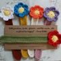 Crocheted Flower Bookmark Letterbox Gift, thumbnail 3 of 7