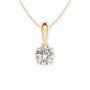 Genuine Cz Necklace In 9ct Gold, thumbnail 3 of 12