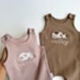 Farm Personalised Baby Dungarees Romper | Personalized Gift, thumbnail 1 of 10