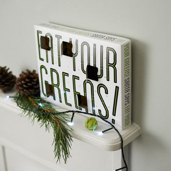 Eat Your Greens Chocolate Sprouts Advent Calendar, 4 of 7