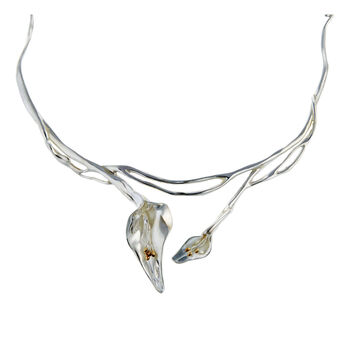 Silver Lily Necklace, 3 of 5