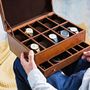 Personalised Leather Jewellery And Watch Box Deluxe, thumbnail 4 of 10