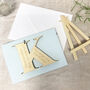 Personalised Initial Letter Congratulations Card, thumbnail 9 of 12
