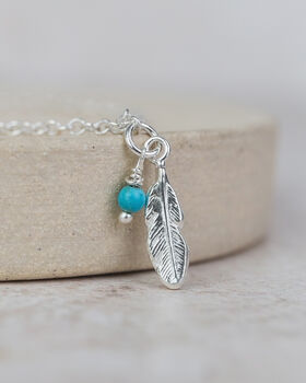 Sterling Silver Feather Charm Bracelet, 2 of 5