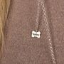 Extra Large Staffordshire Bull Terrier Silver Necklace Personalised, thumbnail 3 of 6