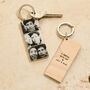 Wood And Acrylic Photobooth Keyring With Personalised Message, thumbnail 4 of 6